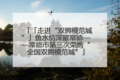 「走进“双拥模范城”」鱼水情深耀常德——常德市第三次荣膺“全国双拥模范城”