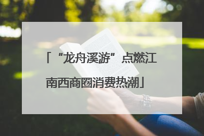 “龙舟溪游”点燃江南西商圈消费热潮