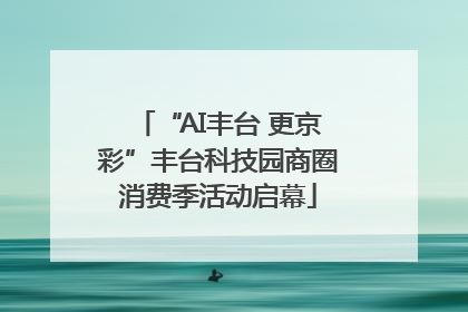 “AI丰台 更京彩”丰台科技园商圈消费季活动启幕