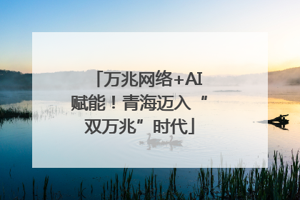 万兆网络+AI赋能！青海迈入“双万兆”时代