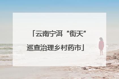 云南宁洱“街天”巡查治理乡村药市