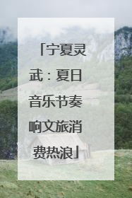 宁夏灵武：夏日音乐节奏响文旅消费热浪