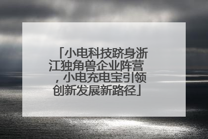 小电科技跻身浙江独角兽企业阵营，小电充电宝引领创新发展新路径
