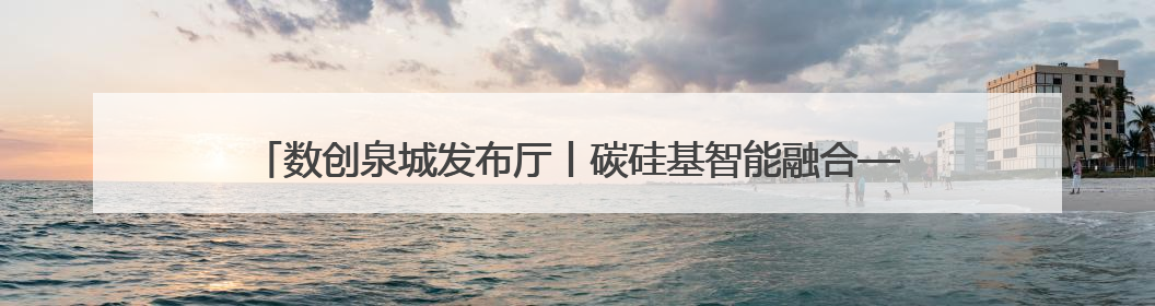 数创泉城发布厅丨碳硅基智能融合——生命科学与人工智能的边界探索