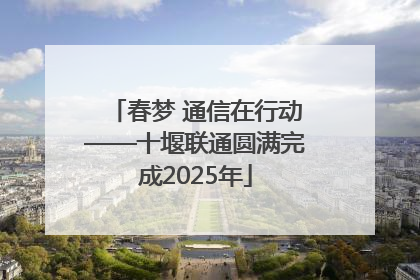 春梦 通信在行动——十堰联通圆满完成2025年