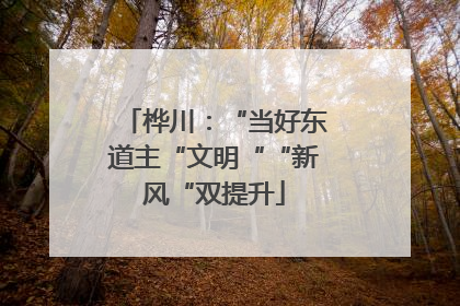 桦川：“当好东道主“文明““新风“双提升