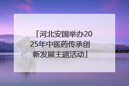 河北安国举办2025年中医药传承创新发展主题活动