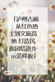 泸州古蔺：从红色热土到文旅高地 打造民族团结进步示范样板