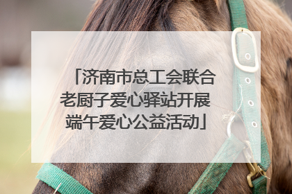 济南市总工会联合老厨子爱心驿站开展端午爱心公益活动