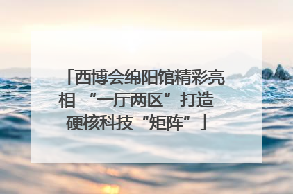 西博会绵阳馆精彩亮相 “一厅两区”打造硬核科技“矩阵”