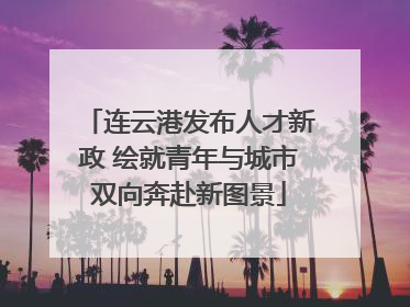 连云港发布人才新政 绘就青年与城市双向奔赴新图景