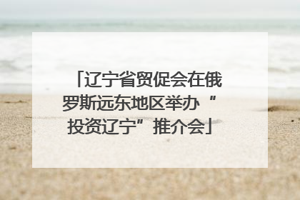 辽宁省贸促会在俄罗斯远东地区举办“投资辽宁”推介会