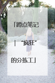 蹲点笔记｜“疯狂”的分拣工
