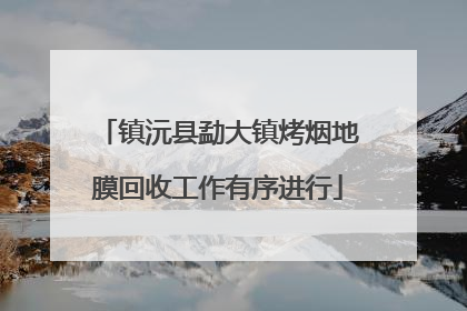 镇沅县勐大镇烤烟地膜回收工作有序进行