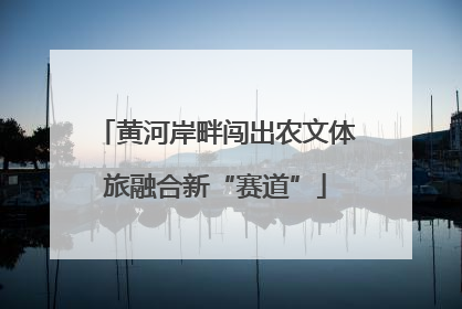 黄河岸畔闯出农文体旅融合新“赛道”