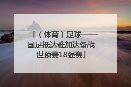 （体育）足球——国足抵达雅加达备战世预赛18强赛