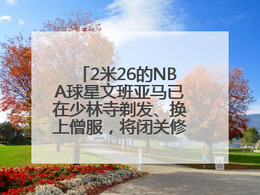 2米26的NBA球星文班亚马已在少林寺剃发、换上僧服，将闭关修行10天！少林寺回应：人在寺里
